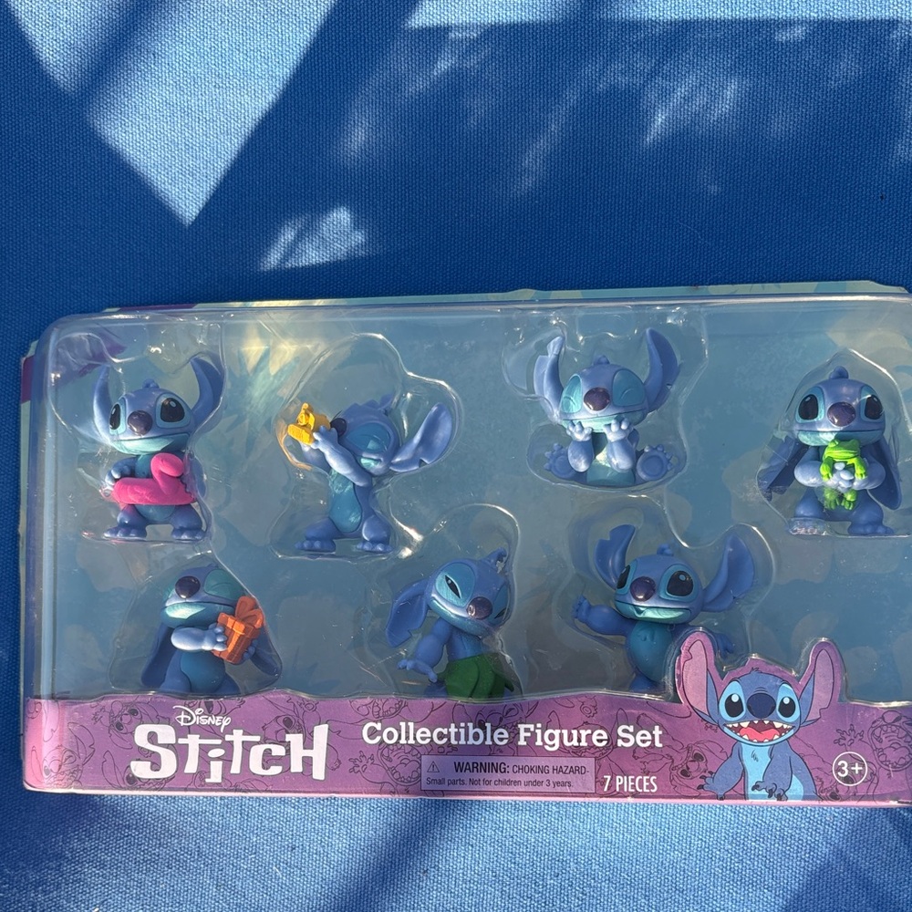 Disney Stitch Blue Figure Collection